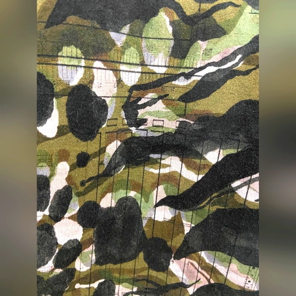 NWOT All Saints Inez Oniyuri Shirt Dress Khaki Green Size 8 - Picture 6 of 13